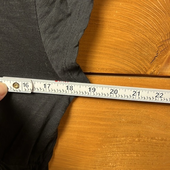 Odd Molly Womens Trilayer tunic dress black mini event 2/Md wedding short sleeve - Picture 2 of 9